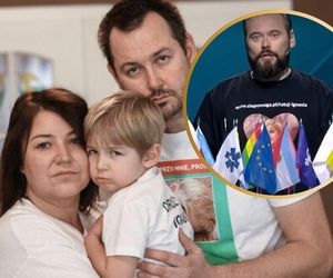 Stanowski przyszedł do TVP w bluzie promującej zbiórkę pieniędzy. Potrzeba jeszcze kilku milionów