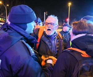 Blokada Ostatniego Pokolenia na Wisłostradzie (13.12.2024)