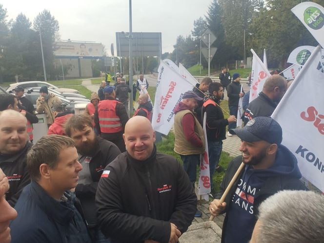Wielka blokada Jastrzębia-Zdroju. Protest górników i hutników. Miasto stoi