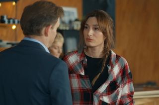 Barwy szczęścia, odcinek 3153. Celina (Orina Krajewska), Łukasz (Michał Rolnicki)