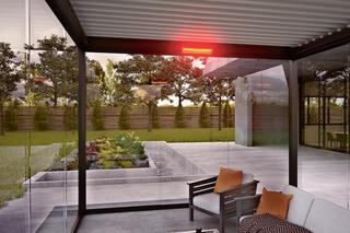 Ogród zimowy na tarasie