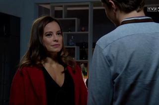 M jak miłość, odc. 1442. Magda (Anna Mucha), Łukasz (Jakub Józefowicz)	