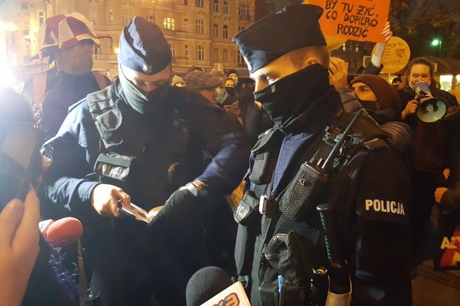 Protest na ul. Gdańskiej w Bydgoszczy