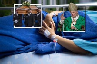 Ciężarna Dorota umierała w pobliżu relikwii Jana Pawła II. Szpitale masowo ściągają szczątki świętych