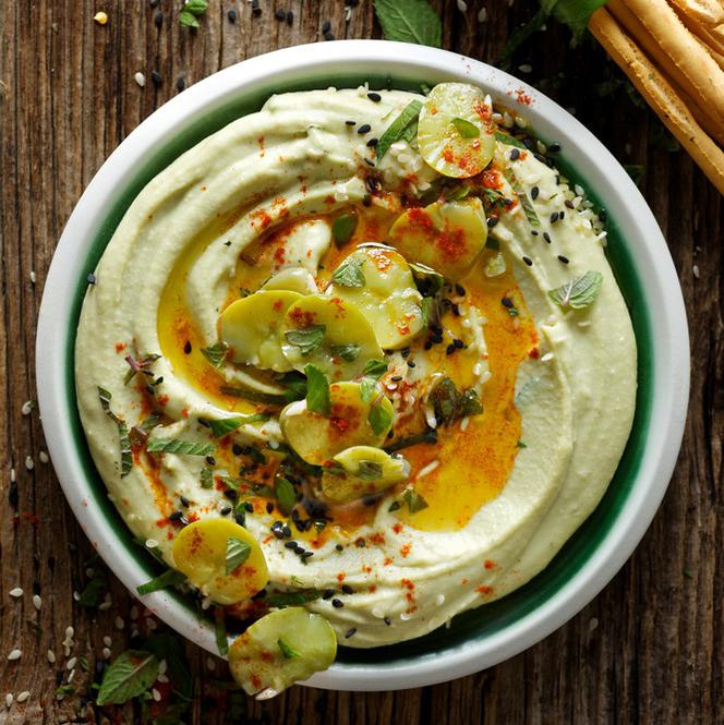 Pasta z bobu i kaszy jaglanej - idealna na kanapki! 