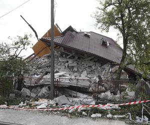 Wybuch domu w Augustowie. Budynek zamienił się w gruzy