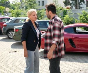 Barwy szczęścia, odcinek 3253. Justyna Zytko (Sylwia Juszczak-Krawczyk), Damian (Michał Lesień-Głowacki)