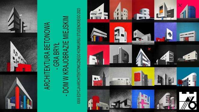 Nagrodzone oraz wyróżnione prace w konkursie Architektura Betonowa - Gra Brył - Dom w Krajobrazie Miejskim