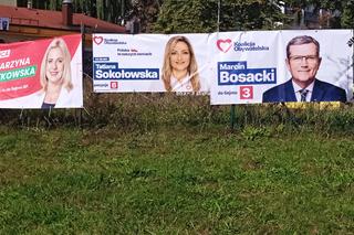 Banery wyborcze w Poznaniu