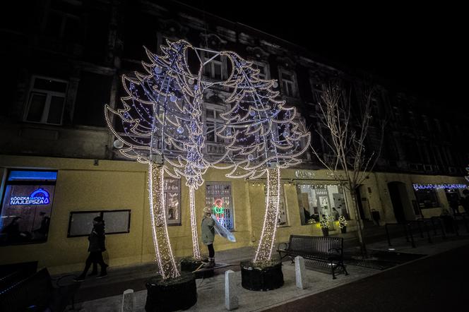 Iluminacje świąteczne na Piotrkowskiej