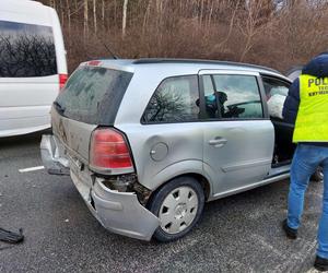 Mini karambol na drodze Starachowice - Wąchock