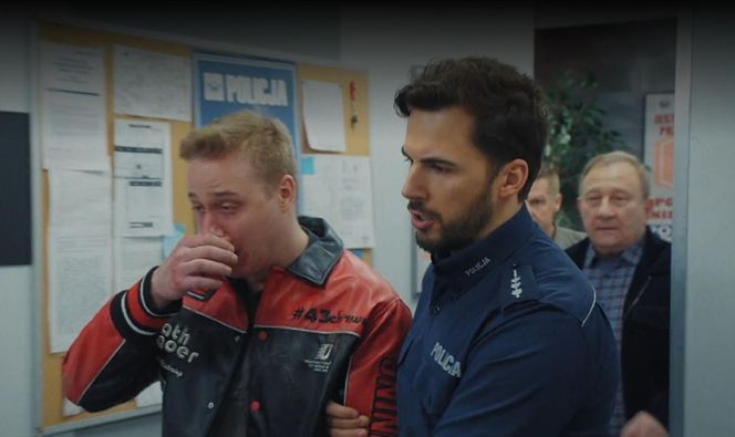 M jak miłość odc. 1878. Paweł (Rafał Mroczek), Staszek Popławski (Sławomir Holland), Dominik Walat (Bartosz Surówka), Rafał (Jakub Kucner)