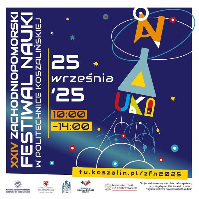 XXIV Zachodniopomorski Festiwal Nauki w Politechnice Koszalińskiej - wykłady, warsztaty i najnowsze technologie