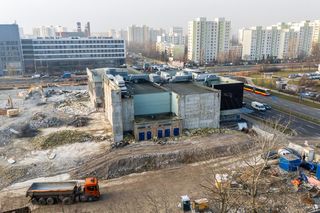 Rozbiórka dawnego Multikina na Ursynowie
