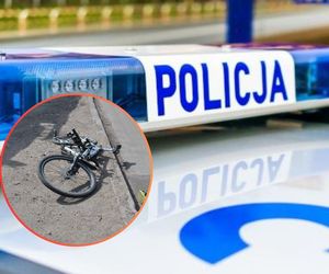 Potrącenie rowerzysty przez osobówkę w Częstochowie