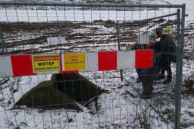 Na tajemniczy schron trafiono przy budowie drogi nieopodal dworca Fabrycznego