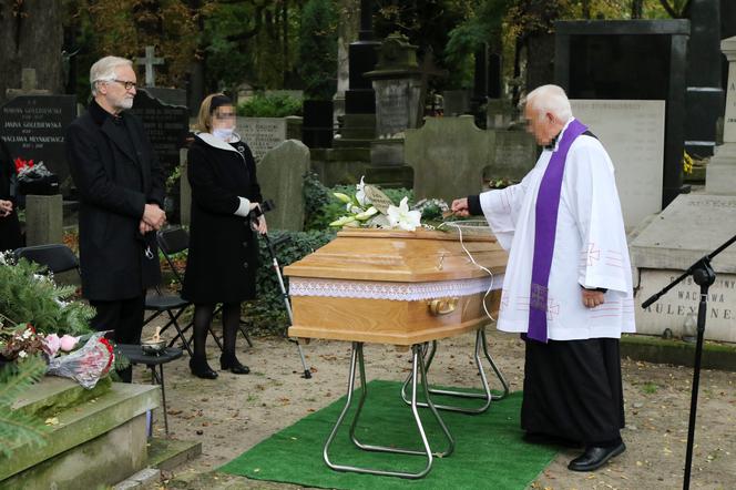 Pogrzeb matki Andrzeja Seweryna