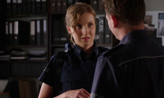 M jak miłość. Natalka (Dominika Suchecka), Adam Karski (Patryk Szwichtenberg)