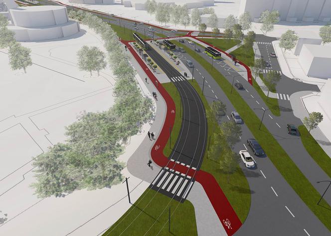 Tak ma wyglądać trasa tramwajowa do os. Kopernika
