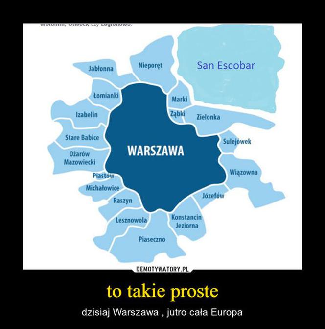 Internauci śmieją się z pomysłu powiększenia Warszawy