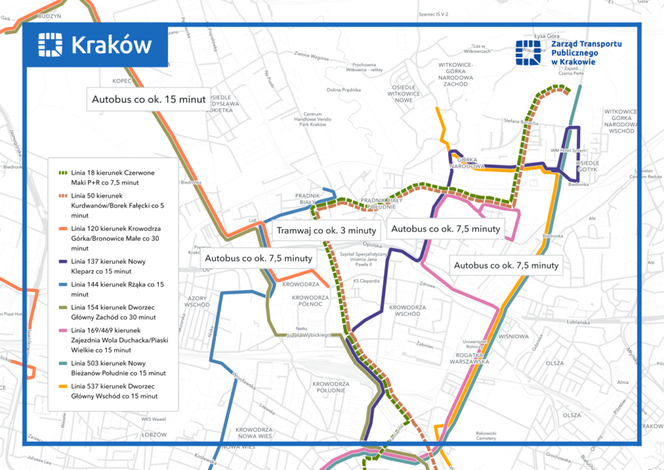 Cracovia Maraton 2023. Ogromne zmiany w komunikacji miejskiej