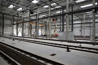 Byliśmy na placu budowy STP Karolin. Tu powstaje wielka sypialnia dla pociągów metra