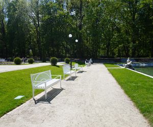 Różanka w Parku Planty po remoncie