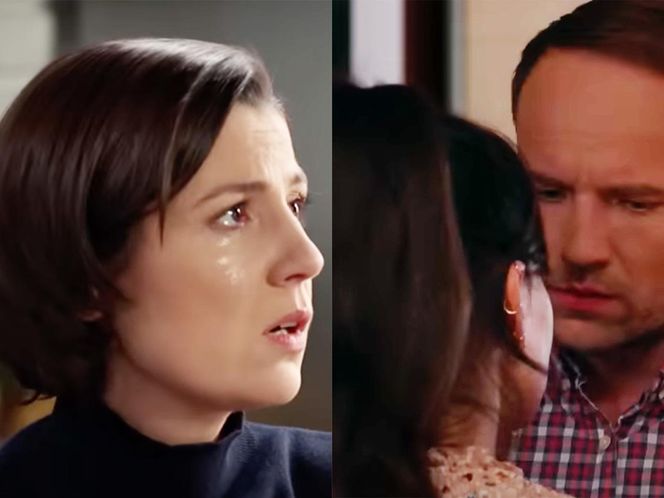 Pierwsza miłość, odc. 3977. Kinga (Aleksandra Zienkiewicz), Janek (Maciej Mikołajczyk), Lilka (Sylwia Sokołowska) 