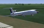 Tu-154 w symulatorze FlightGear Flight Simulator 03