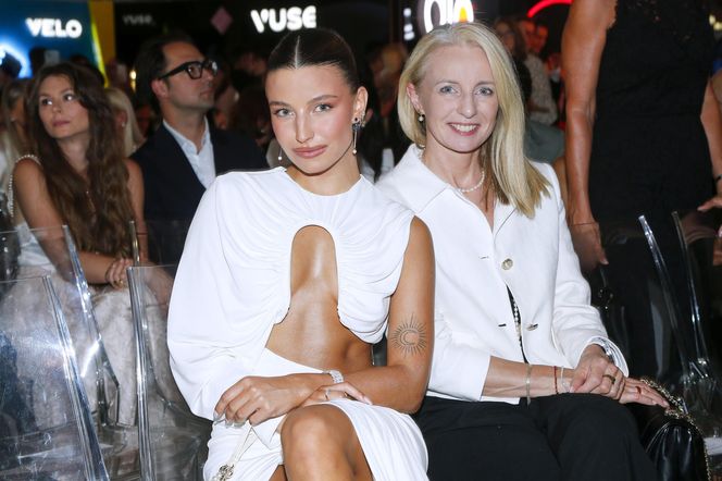 Julia Wieniawa z mamą