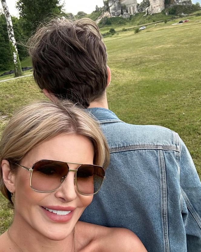 Joanna Racewicz i syn