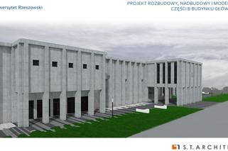 Tak będzie wyglądał budynek Uniwersytetu Rzeszowskiego przy Rejtana po przebudowie [WIZUALIZACJE]