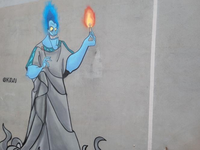 Hades nowym muralem Kawu w Poznaniu