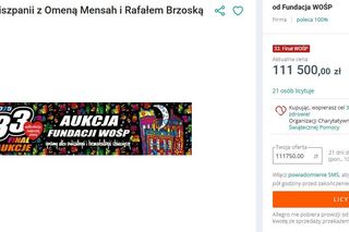 WOŚP - rekordowa aukcja Omeny i Brzoski. Przebili nawet Musiała!