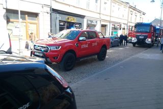 Pożar przy Bodzentyńskiej w Kielcach