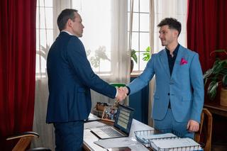 Barwy szczęścia odc. 2992: Bruno (Lesław Żurek), Justin (Jasper Sołtysiewicz)