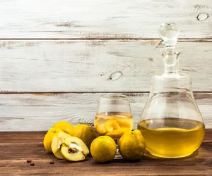 Likier z pigwy: przepis na likier pigwowy z koniakiem i wanilią