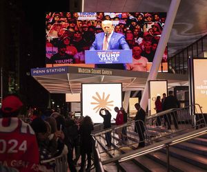 Wiec Trumpa na Madison Square Garden