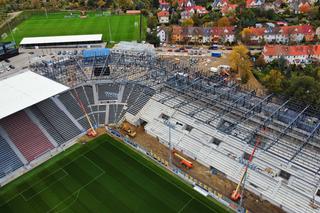 Budowa stadionu w Szczecinie - październik 2021