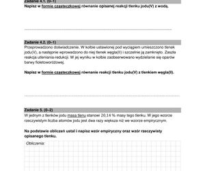 Matura 2025 chemia rozszerzona - arkusz CKE 16.05.2025 - Formuła 2015