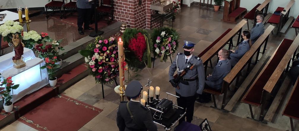 Pogrzeb młodego policjanta z Torunia