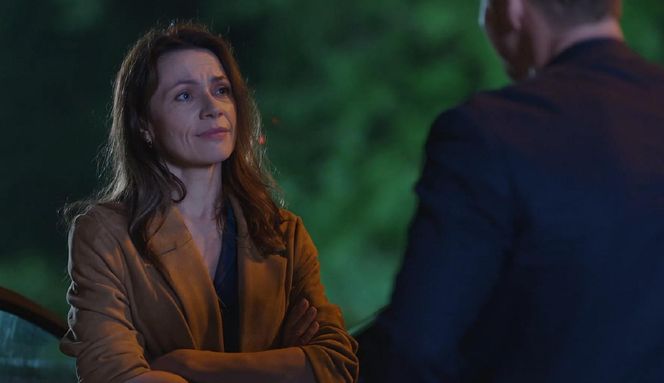 M jak miłość odc. 1887. Martyna (Magdalena Turczeniewicz), Marcin (Mikołaj Roznerski)