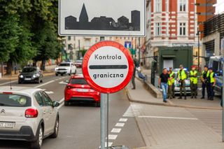 Tak kilka dni temu wyglądała granica Polski i Niemiec