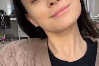 Barwy szczęścia. Maria Dejmek (Natalia Zwoleńska) na planie