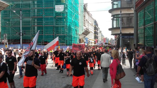 Protest ratowników medycznych we Wrocławiu