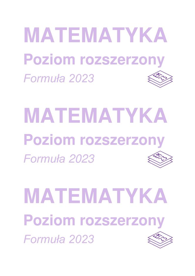 Matura matematyka rozszerzona - arkusz CKE próbny 12.12.2024