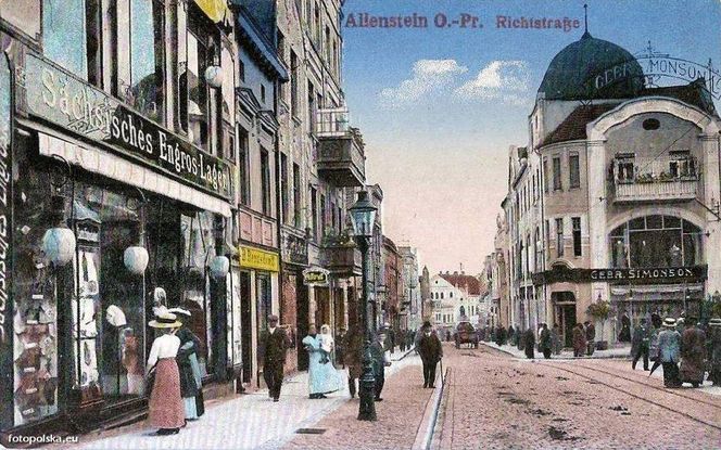 Tak dawniej wyglądała ulica Prosta w Olsztynie. Archiwalne zdjęcia pokazują, jak zmieniała się przez lata