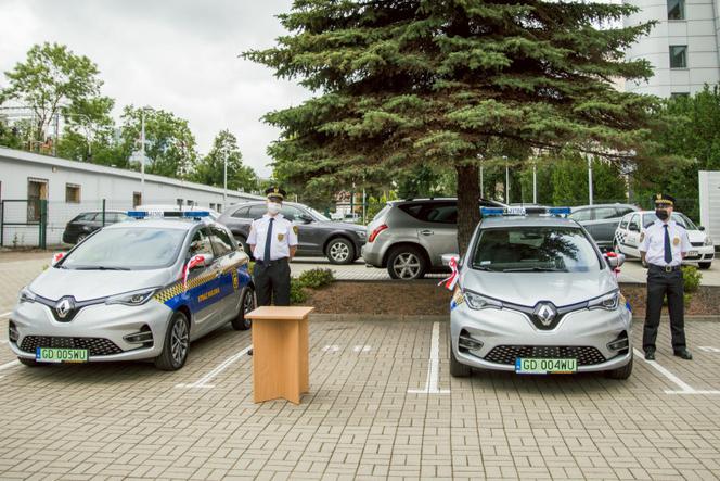 Elektryczne radiowozy Renault ZOE dla strażników miejskich w Gdańsku