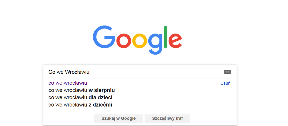 Wrocław w Google
