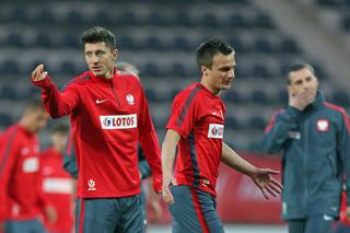 Robert Lewandowski i Sławomir Peszko